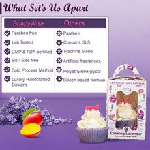 Lavender & Mango Butter Cupcake Soap