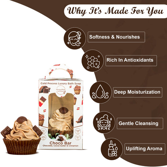 Choco Bar Cupcake Soap