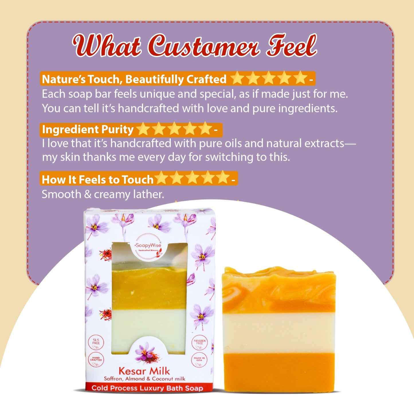 Kesar Milk Bath Soap